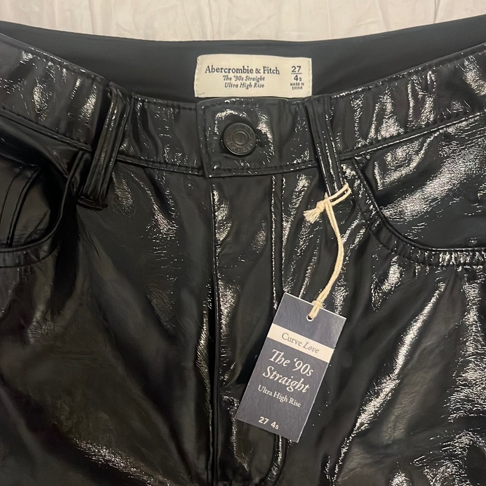 Abercrombie Leather Curve Love Pants